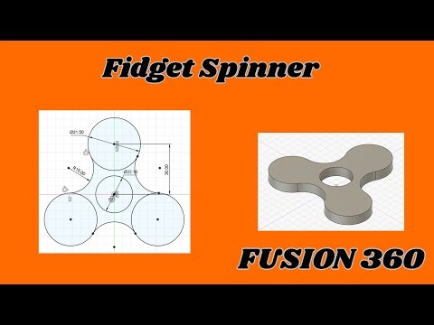 Fidget Spinner in Fusion360