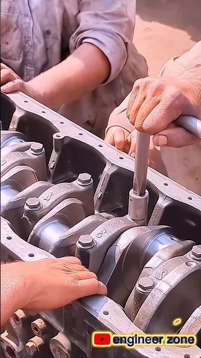 🔥 Crankshaft Magic: Engine Technique Explained!