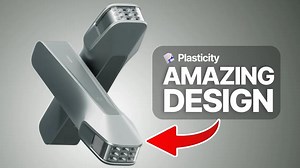 【Plasticity】硬表面建模复杂科幻方形产品（中文字幕）