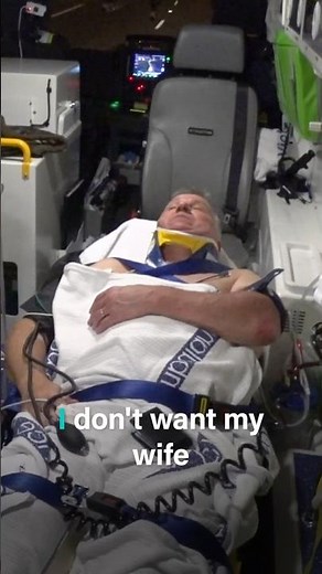 Motorbike Crash Victim Hides Injuries From Wife #shorts #EMS #Paramedics