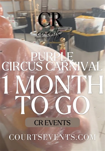 December 17… 1 month till my daughter purple circus carnival theme party. #purplecarnivaltheme Let us bring your Pinterest board to your next event! 📍 Delaware Wedding & Event Decor Inquire at: CourtsEvents.com @CREvents_ Full Setups | Wedding Design | Throne Chairs I Backdrop Rentals | Grab & Gos | & More #crevents_ #delawareeventplanner #delawareweddingdecorator #delawareeventdecorator