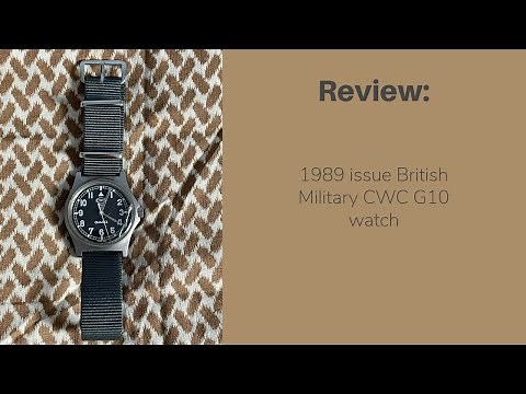 1989 issue CWC G10 British Military Watch Review