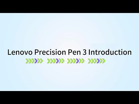 Lenovo Precision Pen 3 introduction | Lenovo Pen Stylus