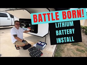 Battle Born Lithium Battery Install // Full-Time RV Life // #travel #rvlife #fulltimerv #diy #rv