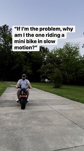 #imNOTthePROBLEM #minibikeseries #prepared #asmilelooksbetteronyou #livelifelaughing | Adam Taylor