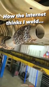 14M views · 87K reactions | They aren’t THAT bad … ⁣I was asked to show my actual welds so here you guys go… there’s also close up shots of them and my progress of learning to tig weld on my profile. #carstagram #twinturbo #turbocharged #cargirl #womanwelder #welding #metalwork #FacebookReelsContest | Ashley Vaughn | Facebook