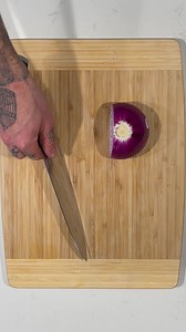 Learning how to use a knife properly and safely can take a bit of practice. Check out this demonstration using our Armitage Chef Knife. https://www.chicagocutlery.com/product/armitage-16-piece-block-set #chicagocutlery #knifecuts #onion #knifeskills #kitchentools #kitchenskills | Chicago Cutlery