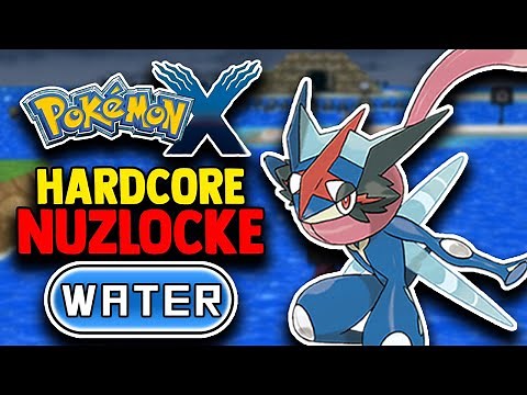 Pokemon X Hardcore Nuzlocke - Water Type ONLY (No Items, No Overleveling)