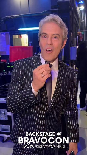 Here’s what Andy had to say fresh off the stage at The Bravos! Tune in tonight at 9PM ET! | Watch What Happens Live
