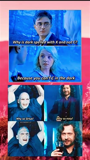 Why you can't "C" in the dark... 💀 Harry Potter Savage Memes #shorts #harrypotter #memes