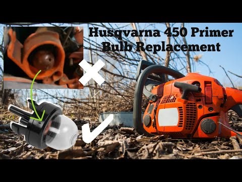 How to Replace the Primer Bulb on a Husqvarna 450 Rancher Chainsaw (DIY Fix)