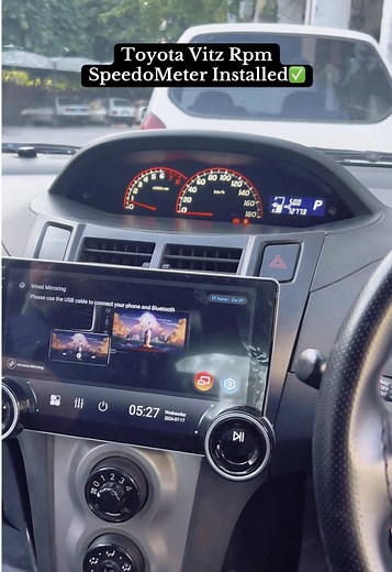 Toyota Vitz 2004-2009 Model Rpm SpeedoMeter Installation