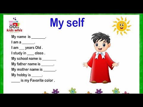 "All About Me! | Fun and Easy 'Myself' Learning for Kids | Preschool & Kindergarten"