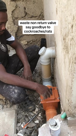 Waste Non-Return Valve: Stop Cockroaches and Rats Fast