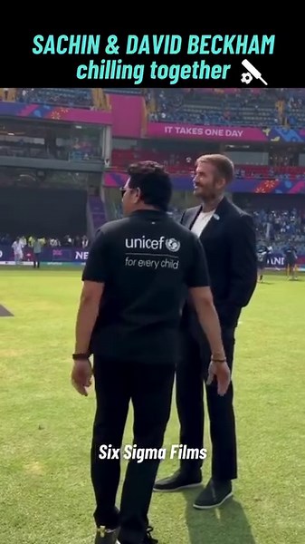88K views · 7.4K reactions | Legendary Footballer David Beckham & Legend Sachin Tendulkar together at ICC World cup cricket is trending #sachintendulkar #DavidBeckham #cricketworldcup #football #shortsvideos #viral #trending | Six Sigma Films | Facebook