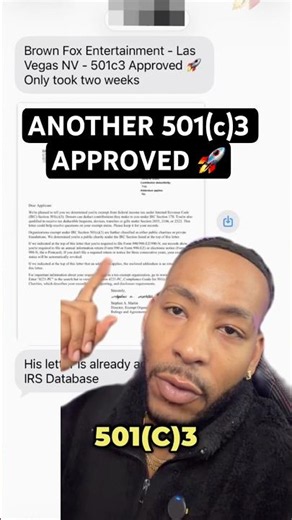 Get your 501(c)3 Nonprofit Approved ✅