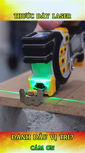 TẠI SAO CHIẾC THƯỚC NÀY CHIẾU LASER NHƯNG KHÔNG DÙNG ĐỂ ĐO?