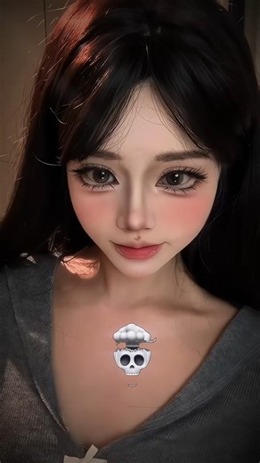 The power of a makup 67 💄☠️#shortsreels #foryoupagereels #cosplay #glowskin #makeup #trollface #edit