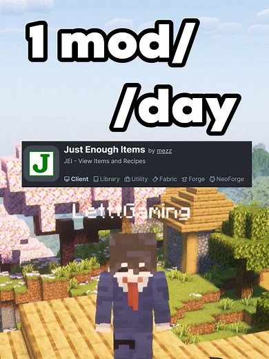Mỗi ngày một mod Minecraft Phần 14 Just Enough Items _ Letch #minecraft #minecraftmods #minecraftmemes