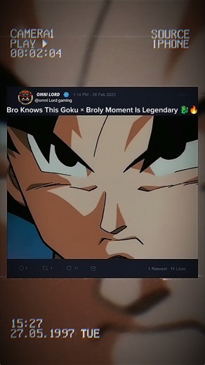 Bro Knows This Goku × Broly Moment Is Legendary 🐉🔥#shorts #anime #viralvideo #edit