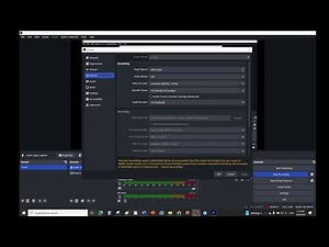 Recording with OBS: Set a default recording folder