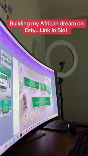 Building my African dream on Etsy