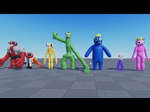 ALL Morphs + Models in Rainbow Friends Morph game