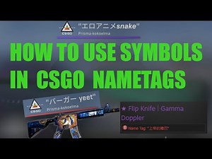 How to use chinese letters in CSGO nametag *WORKS IN 2024 CS2*