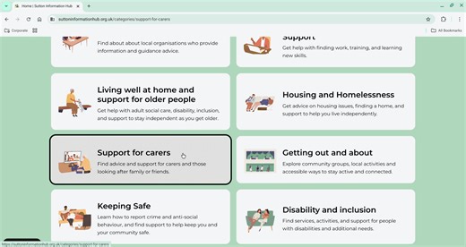 1K views | There are lots of services and support for Carers in Sutton. We’ve worked with local partners to update the Sutton Information Hub and bring these resources together in one place. This work forms part of our new Carers Strategy which was developed with Carers, for Carers. Find out more: https://suttoninformationhub.org.uk/categories/support-for-carers | Sutton Council | Facebook