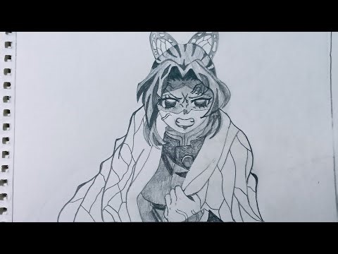 How to Draw Shinobu Kocho Step by Step | Easy Anime Drawing Tutorial for Beginners