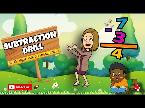 SUBTRACTION DRILL | MATH | Teacher Lee YT