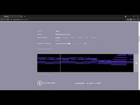 Create music using AI | MuseNet