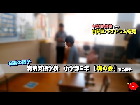 自閉症児｜成長の様子(8歳)【特別支援学校 No.1/3】朝の会
