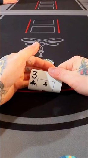 POCKET 3s AND $400 IN THE POT?! 🤪 #poker #shorts