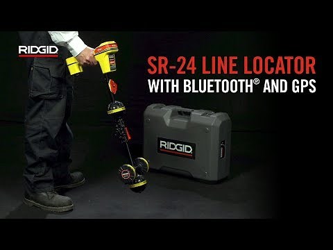 RIDGID® SeeTech® SR-24 Line Locator with Bluetooth® and GPS Features