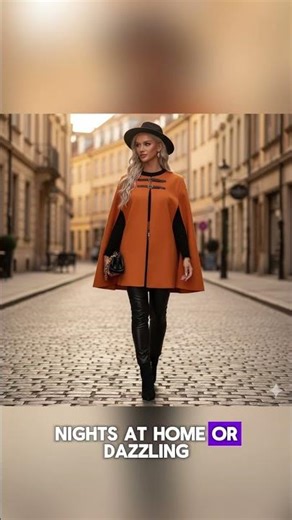 Buckle Cape Coat Sewing Pattern