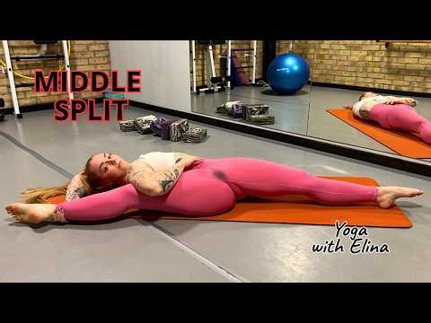 Middle Split Stretch for Stiff Hips | Get Flexible Fast With Daily Yoga 4K
