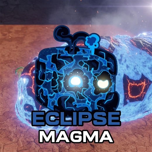Normal Magma VS Eclipse Magma #roblox #bloxfruits