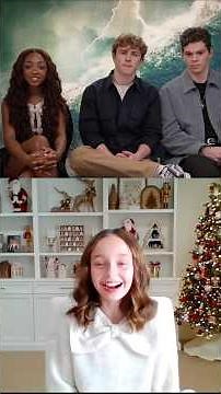 Part 1 Interview Walker Scobell Leah Jeffries Daniel Diemer Percy Jackson Season 2 Disney Plus