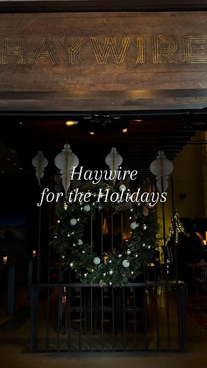 It’s officially Haywire for the Holidays! 🤠✨ From twinkling lights to Texas-sized cheer, our halls are decked and ready to welcome you home this season. Grab a cocktail, settle in by the fire, and celebrate the most wonderful time of the year—Haywire style. 🎄Decorations NOW UP in Uptown, La Cantera, and Domain Northside ❄️ Decorations COMING SOON to Plano and Memorial City Visit the link in our bio to make your reservation & explore our private dining spaces! #haywire #haywirerestaurant #haywi