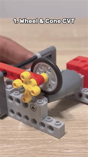 22K views · 524 reactions | 3 Unique Types of Continuous Variable Transmissions #cvt #mechanical #transmission #gearbox #legotechnic | Bricks Master Builders | Facebook