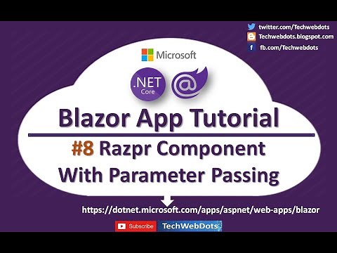 Blazor Component with parameter passing