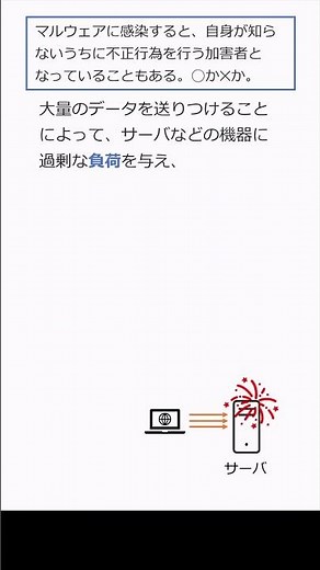 179 遠隔操作マルウェアが仕掛けるボットネットとDDoS攻撃：自分も加害者になっているかも？！必見の対策法 #shorts
