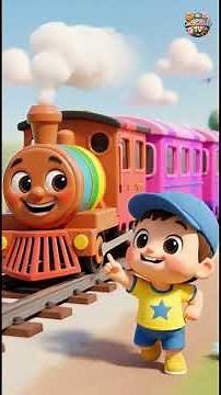 Learn Colors with Color Train 🚆 Fun Kids Song | CocoChubby