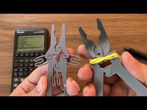 DIY 2D spring loaded pliers