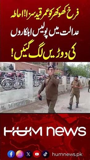 Life Sentence for Farukh Khokhar | Police Rush at Court Premises | Hum News | Pakistan