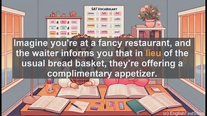 5000 Must Know SAT Vocabulary - Understanding Lieu: A Key SAT Vocabulary Word