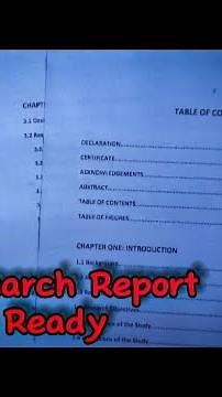 A Complete Research Report || BBA 5th and 6th Semester || APA Format || Pokhara University || Format