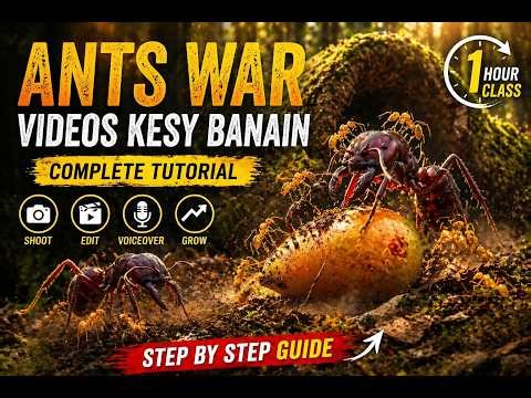 🐜🔥 Ant War Videos Bana Ke Dollars Kamao! (Full Free Course) 💸