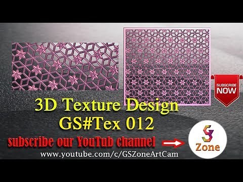 3D Jali Design #JAli #Artcam by- #GSZone Tutorial